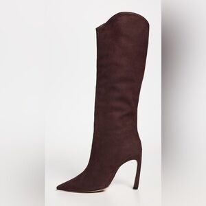 Schutz MaryAna Elegant Brown Knee-High Women's Boots